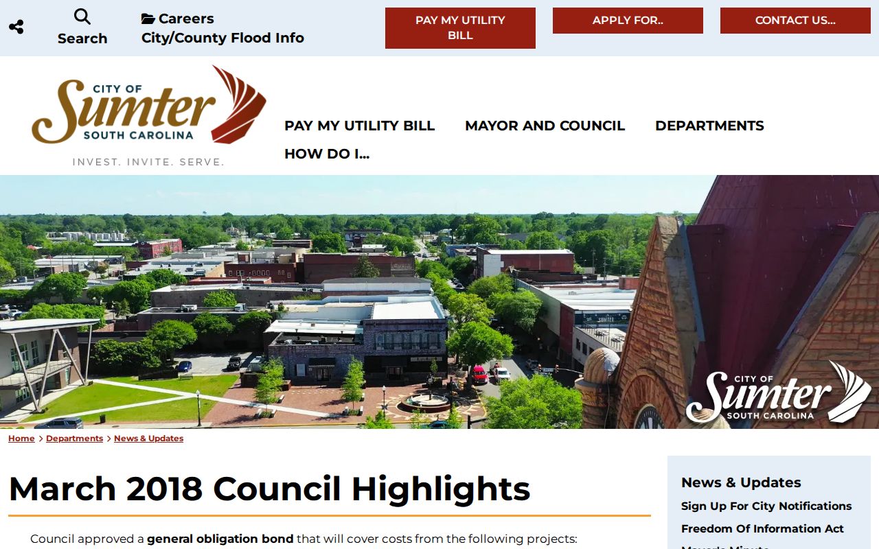 Sumter neighbors page City Crosswell Neighborhood Association source notice